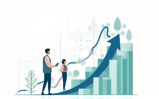 Ein Diagramm, das Unternehmenswachstum und Struktur darstellt.